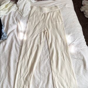 Sincerely Jules Cream Straight Leg Pants